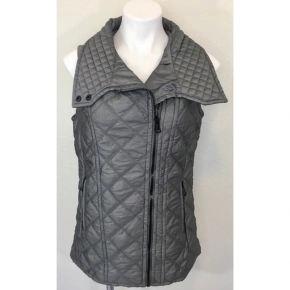 Steel Gray Puffer Vest - Marc New York - Perfect Condition - Picture 9 of 11
